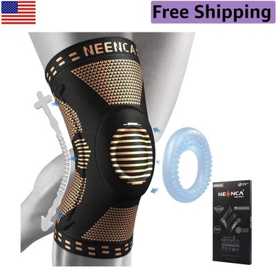 Dual Stabilizer Copper Knee Brace   Ultimate Support for Athletes and Fitness