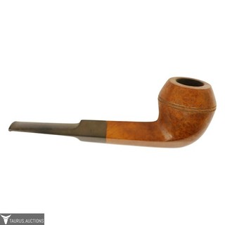 Vintage Barling's Make Wooden Tobacco Pipe Bent Stem Estate Pipe #55