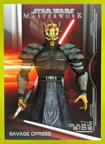 2019 TOPPS STAR WARS MASTERWORK SAVAGE OPRESS #DS-8 THE DARK SIDE