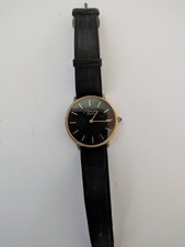 J. Chevalier Quarzuhr Armbanduhr unisex schwarz-gold Bastlerware