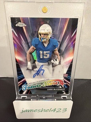 2024 Topps Chrome - Future Stars Autographs Ladd McConkey #FSA-LM (AU, RC)