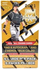 2021 Panini Elite Extra Edition Baseball Hobby Box Sealed 8 Autos 2 Mem *10 Hits