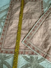 St. Regis Luxury Court Pillow Shams, Pair Flanged Cameo King Size  Newport Home