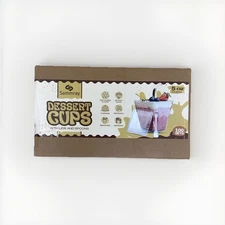 Sammray 5oz Dessert Cups W/ Lids And Spoons 100 Cups Free Shipping 