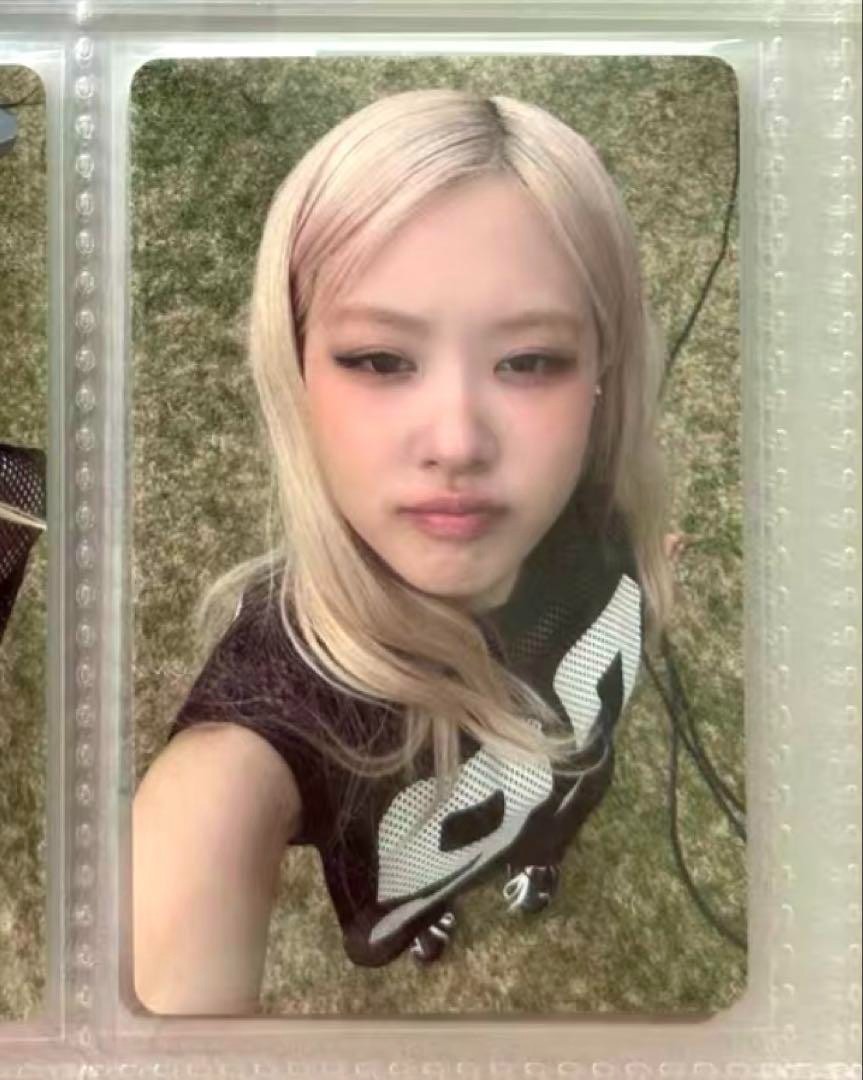 BLACKPINK ROSE PUMA Collaboration Purchase PC Official Photocard