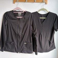 Scrub Top And Jacket Bundle Size Small