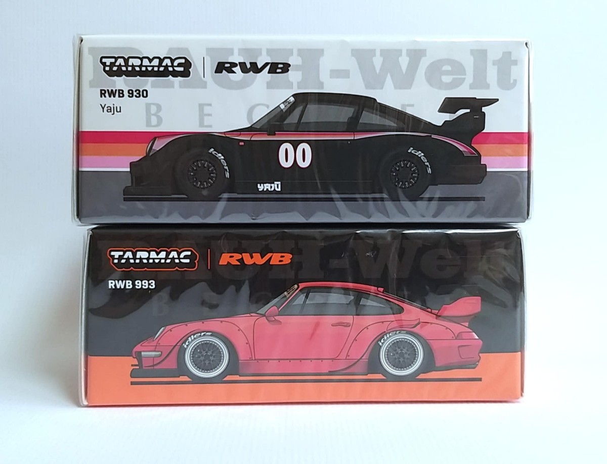 ミニカー Tarmac 1:64 RWB BLACK RWB X SHINYA X TARMAC DIECAST CAR 1
