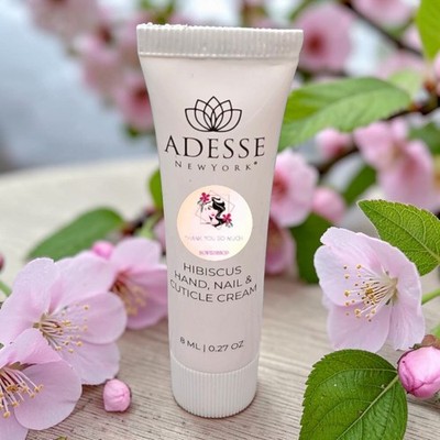 Adesse New York Hibiscus Hand, Nail & Cuticle Cream 0.27 fl oz Trial Size Sealed