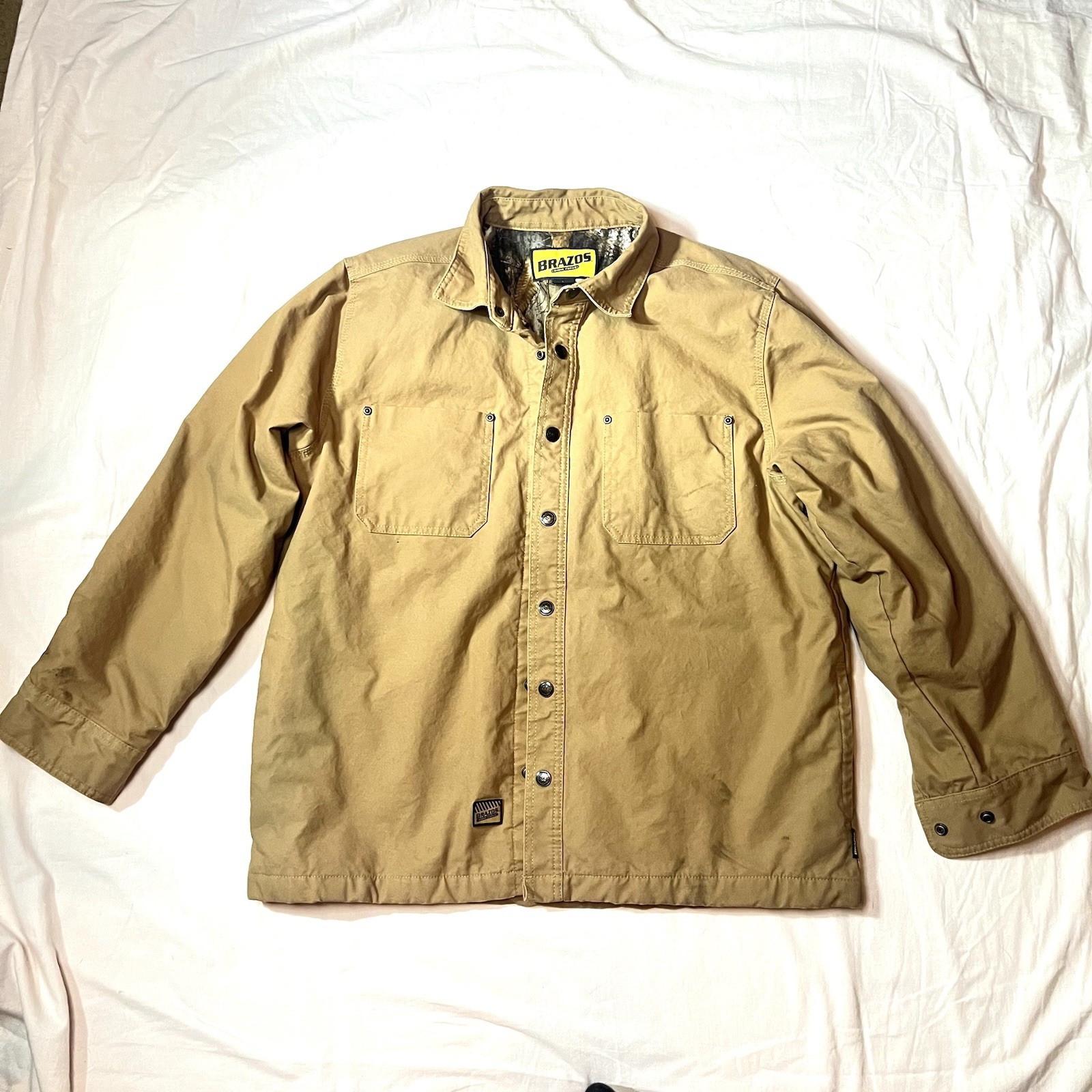 Brazos Work Force Canvas Brown Jacket Workwear Co… - image 1