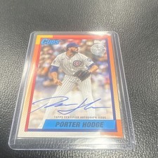 Topps 2025 Update 1990 Autographs Porter Hodge 90B2-PH Chicago Cubs Insert