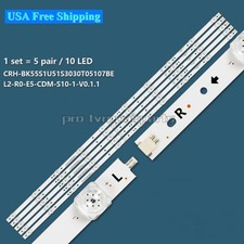 LED Backlight Strips For Sharp LC-55Q7030U LC-55Q7040U 55H6E 55H7608 HZ55A65