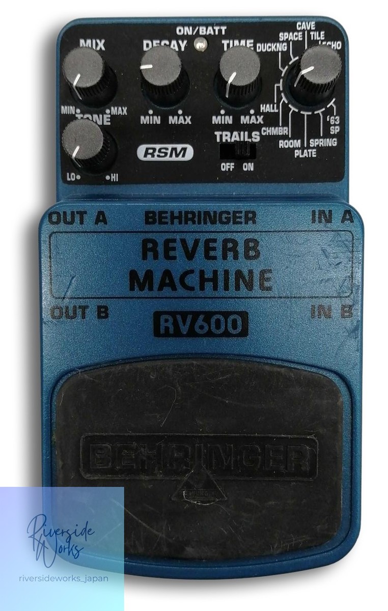 Behringer RV600 Reverb Guitar Effect Pedal for sale online | eBay