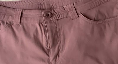 Eddie Bauer Women s Pink Stretch Cargo Pants Slim Fit Straight Leg 8 30''