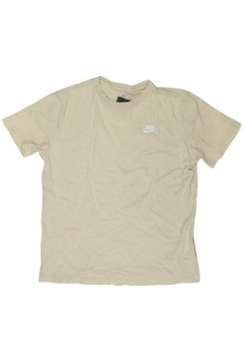 Nike T-Shirt Jungen Oberteil Shirt Kindershirt Gr. XL Baumwolle Beige #2ur2ftr