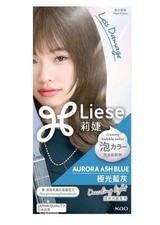 Kao Liese Bubble Hair Dye Aurora Ash Blue