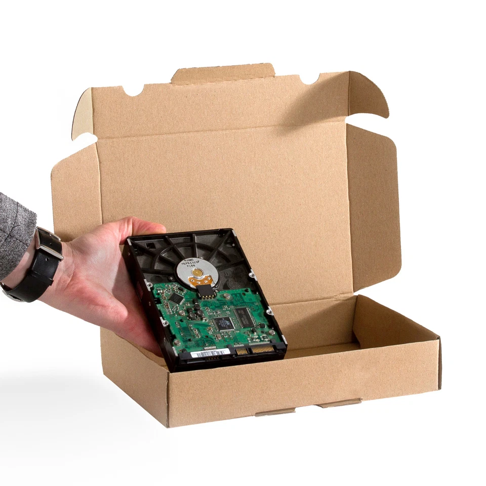 100 boîtes postales extra plates A5 format 240x160x45 mm