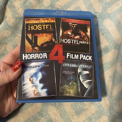 Hostel 1 & Part II / Hollow Man 1 & 2 Horror 4-Film Pack (Blu-ray, 2016) 