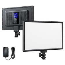 19.5W LED Video Soft Light, 650Lux Studio Light Built-in 2  4000mAh Recharge...