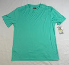 NWT PGA Tour Performance T Shirt Men's Medium Cockatoo UPF 50 Short Sleeve