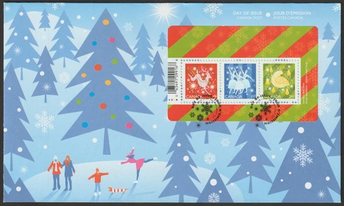 Canada #3199, Christmas, Shiny and Bright, Official First Day Cover, FDC 2019