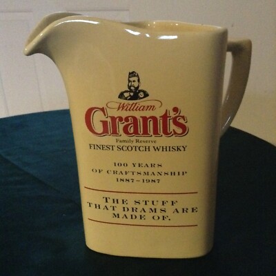 Vintage William Grant Scotch Whisky 6,5'' Wasserkrug