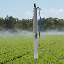 Submersible Pumps 3'' OD Pipe 110V/60HZ 0.37KW 0.5HP Stainless Steel Well Pump