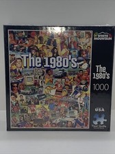 White Mountain The 1980’s 1000 Piece Jigsaw Puzzle Made In USA NEW & SEALED