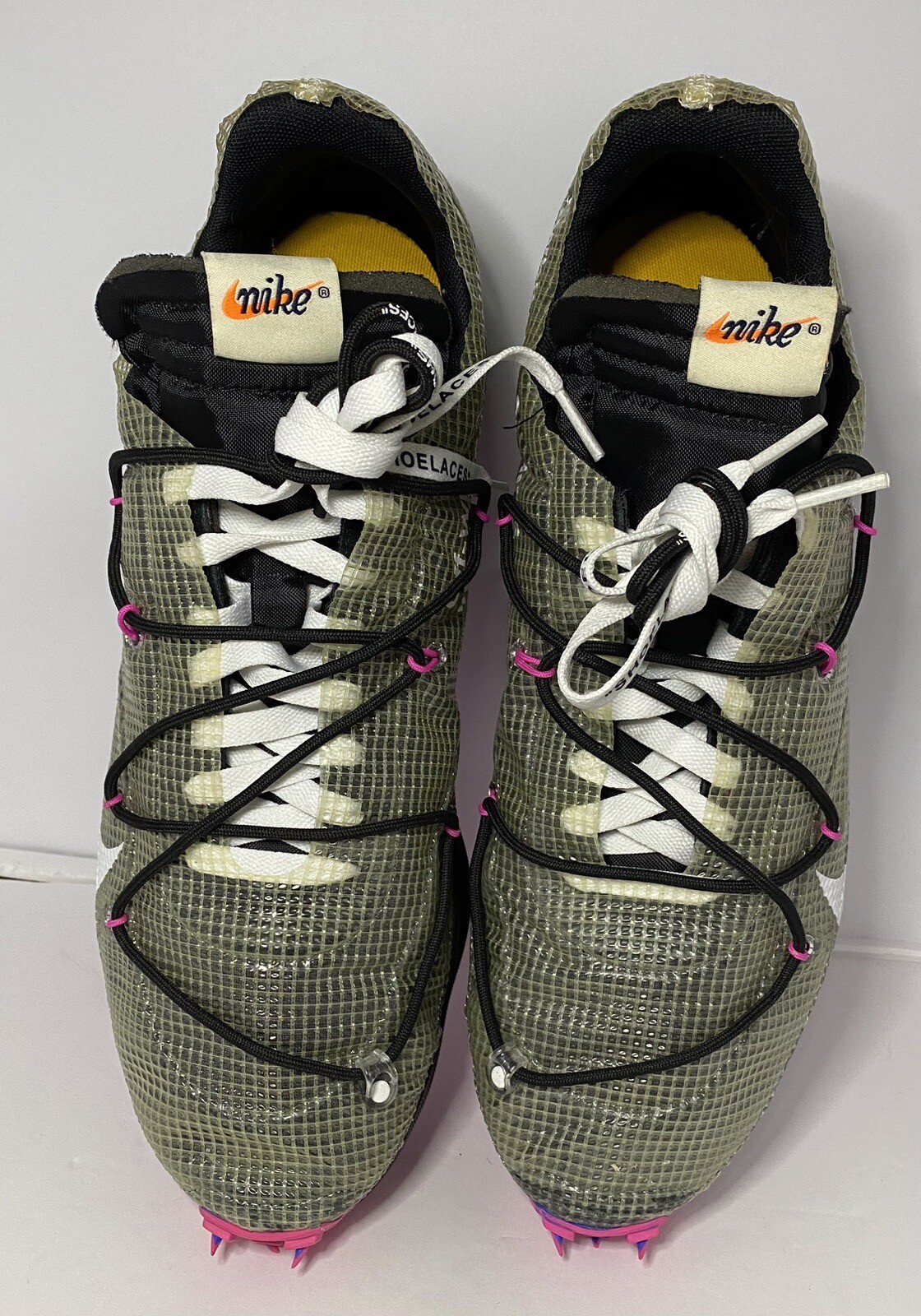 OFF WHITE X NIKE Nike Vapor Street x bianco sporco laser fucsia donna 15 5 uomo 14 CD8178 001