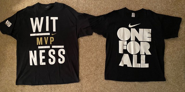 nike witness t shirt black