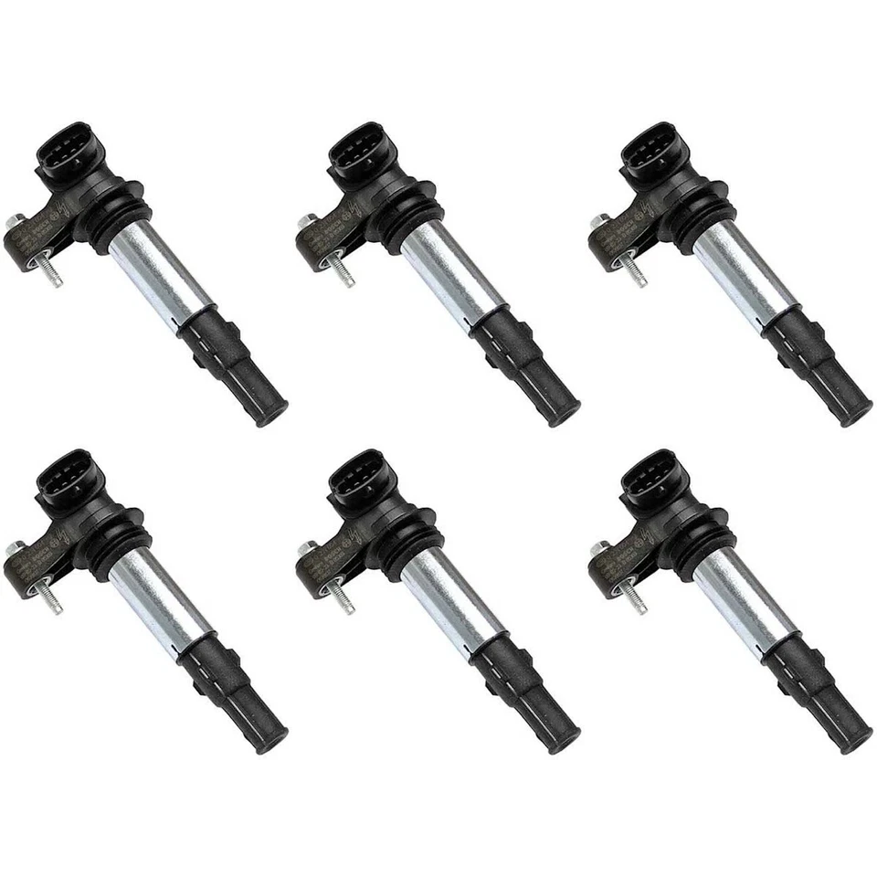 6X BOSCH Ignition Coil 0221604112 For 2004-2009 Cadillac Saab Buick Chevrolet V6 - Image 3 of 4