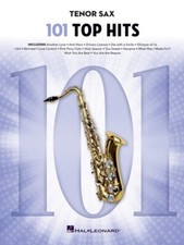 101 Top Hits for Tenor Sax Sheet Music Book NEW 001754579