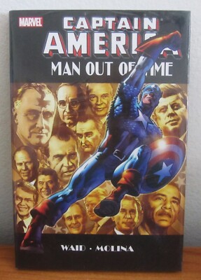 MARVEL CAPTAIN AMERICA MAN OUT OF TIME HARDCOVER BOOK NEW, SEALED