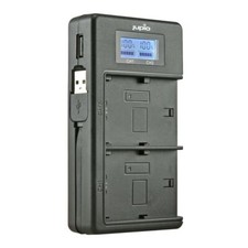Jupio USB Dedicated Duo Charger LCD for Canon LP-E17 Camera Battery