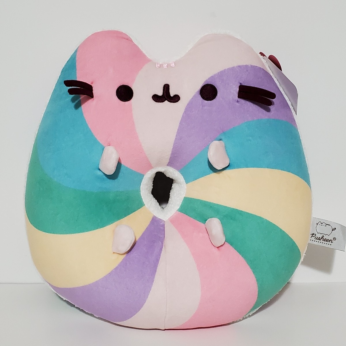 Pusheen Cat Rainbow Squisheen Bagel Plush | eBay