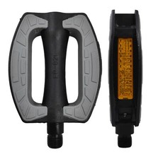 Pedali Bici MTB Trekking E-Bike Pedali Bici con Riflettori Gomma Dura