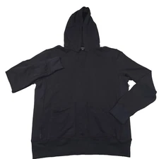 $218 Velvet by Graham & Spencer Grant Black Pullover Hoodie Mens Size Medium