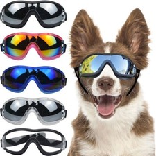 Dog Sunglasses Pet Goggles UV/Wind/Dust Protection Adjustable Strap Dog Glasses