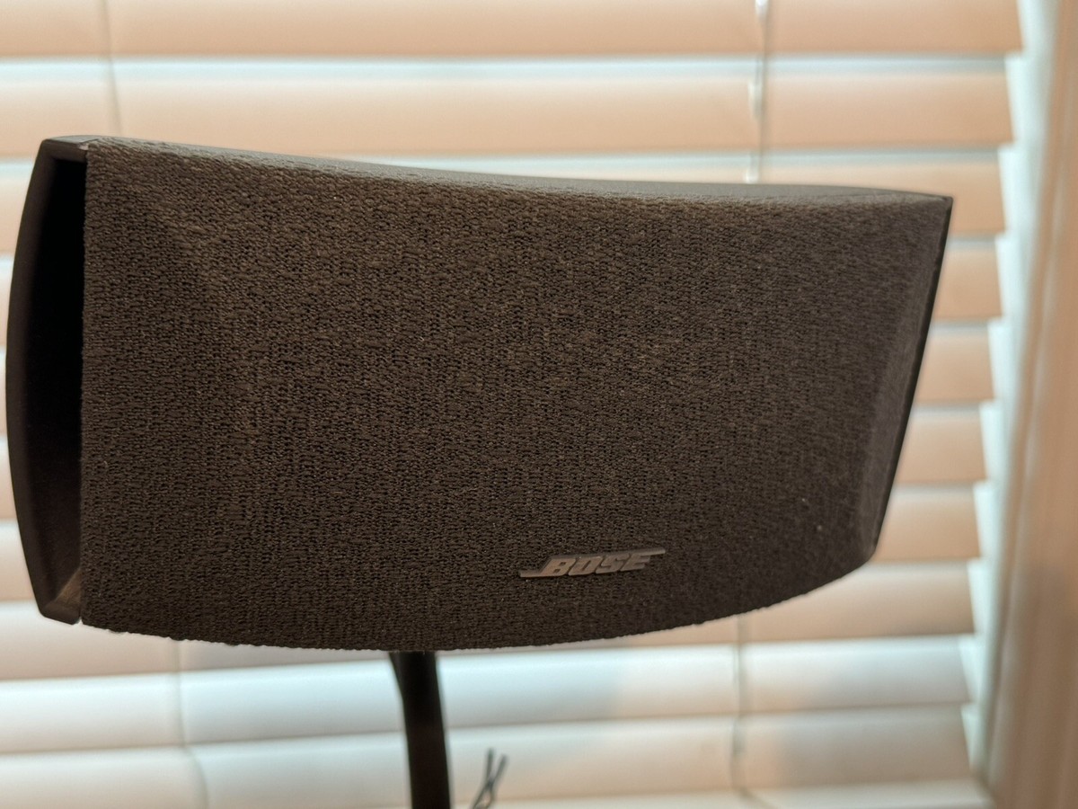 2 Bose UFS-20 Black Gemstone Acoustimass Cubes Speaker Stands 38