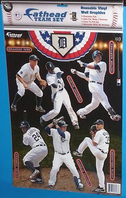 FATHEAD TEAM SET 6 Detroit Tigers Miguel Cabrera Justin Verlander Brandon Inge +