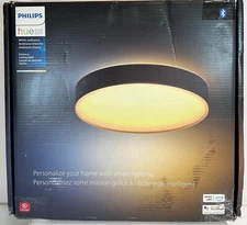 Philips Hue Enrave Large White Ambiance Smart Ceiling Lamp-Black-FREE SHIPPING