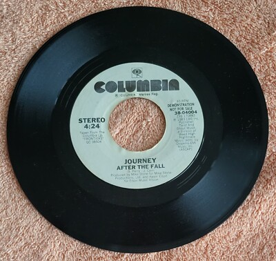 Journey....''After The Fall'' 45 RPM 7'' Vinyl Record (Demo Copy)