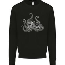 An Octopus Scuba Diver Deep Sea Diving Mens Sweatshirt Jumper