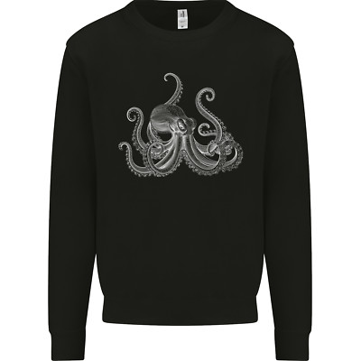 An Octopus Scuba Diver Deep Sea Diving Herren Sweatshirt Pullover