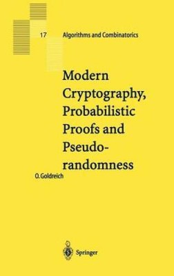 Modern Cryptography, Probabilistic Proofs and Pseudorandomness (Alg - ACCEPTABLE