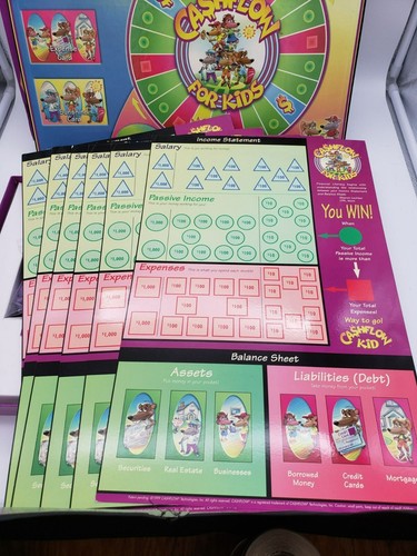 Cashflow For Kids Board Game Rich Dad Poor Dad Robert Kiyosaki Missing 8 pieces - 第 7/11 張圖片