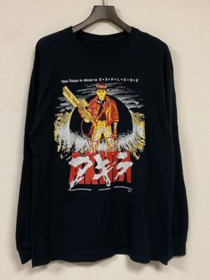 【 PROJECT】24SS★ Akira Bear T-shirt Super rare AKIRA Long T-shirt vintage copyrighted Black NEO