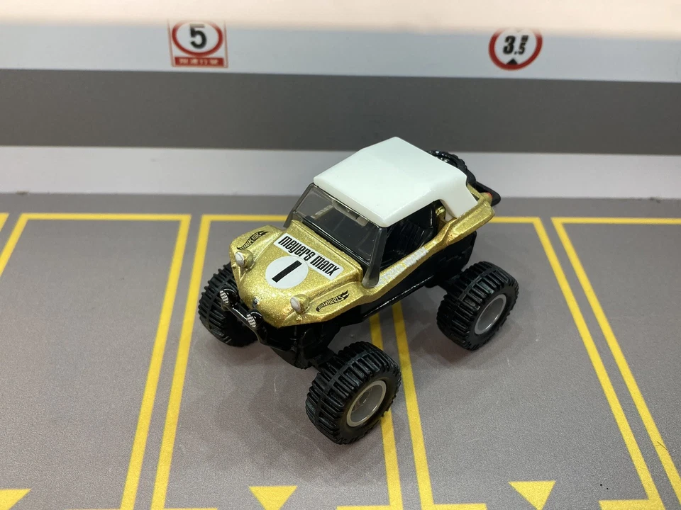 Buggy Meyers Manx elevado 4x4 todo terreno 1/64 diecast personalizado Hot Wheels personalizado Foto 2 de 4