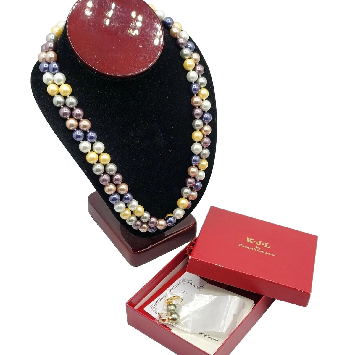 2018 KENNETH J LANE Necklace Faux Pearl 44