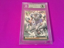 Daryl Johnston Cowboys 1995 Pro Line Signed Auto Beckett ENCAPSULATED BAS