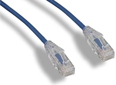 Ultra, Fluke Tested Cat 6A Network Ethernet Cable Blue 3ft 10 Pack